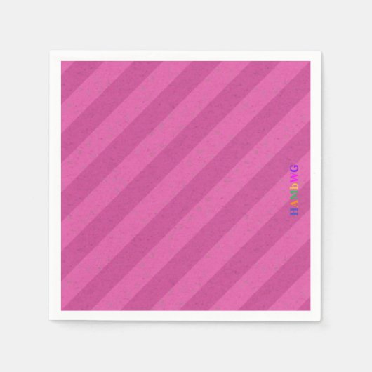 HAMbyWG - Paper Napkin - Himbeere Serviette (Vorderseite)
