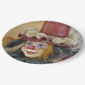 HAMbyWG - Paper Tellers 9" - Antiker Clown Pappteller (Schrägansicht)