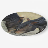 HAMbyWG - Paper Tellers 9" - Pferd Pappteller (Schrägansicht)