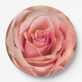 HAMbyWG - Papierplatte 7 oder 9" - Rose Peach Pappteller (Vorderseite)