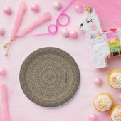 HAMbyWG - Papierplatte 7 oder 9" - Tan Mandala Pappteller (Party)