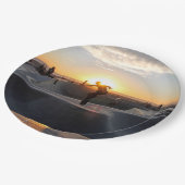 HAMbyWG - Papierplatte - Skateboarder Pappteller (Schrägansicht)