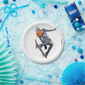 HAMbyWG - Papierplatte - Skateboarder Pappteller (Party)