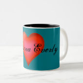 HAMbyWG - Personalisierbare Tasse - Helles Rotes H (VorderseiteRechts)