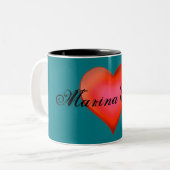 HAMbyWG - Personalisierbare Tasse - Helles Rotes H (Vorderseite Links)