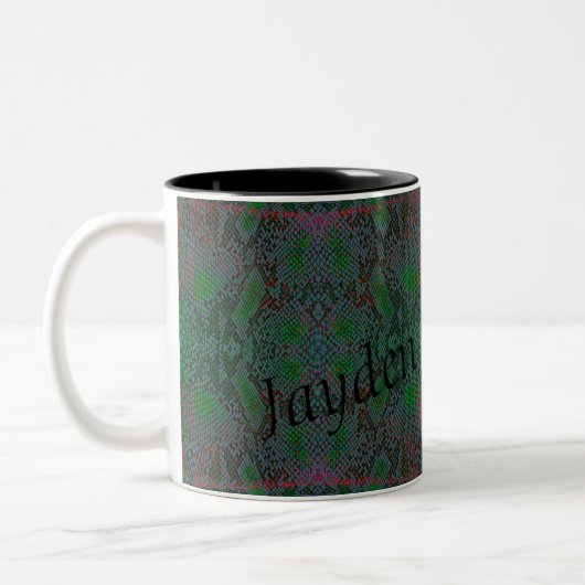 HAMbyWG - Personalisierbare Tasse - Schlange - grü (Links)