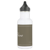 HAMbyWG Personalisiert Taupe Edelstahlflasche (Rechts)