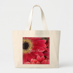 HAMbyWG Pinke Gerber-Daisy Jumbo Stoffbeutel
