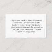 HAMbyWG Realtor Foto Visitenkarte (Rückseite)