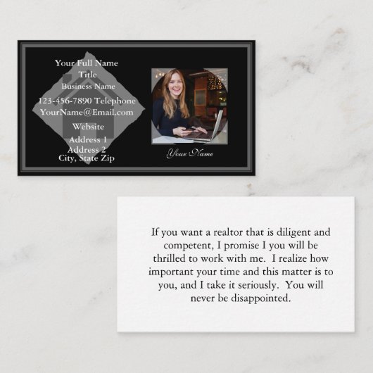 HAMbyWG Realtor Foto Visitenkarte (Vorne/Hinten)