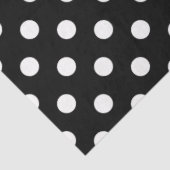 HAMbyWG Schwarz mit beliebigen Farbe Polka-Punkte Seidenpapier (Ausschnitt)