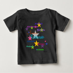 HAMbyWG - Shirt mit farbigen Namen und Sternen