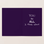 HAMbyWG Sie sind alles, woran ich denke Folienkarte (Innenseite)