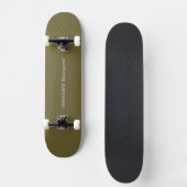 HAMbyWG - Skateboard - Brown Gingham (Vorderseite)