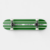 HAMbyWG - Skateboard - Green & White w HAMbWG Bar (Horizontal)