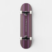HAMbyWG - Skateboard - Himbeere Streifen (Vorderseite)