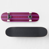 HAMbyWG - Skateboard - Himbeergewebter Streifen (Horizontal)