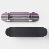HAMbyWG - Skateboard - Hipster Lila Strick Look (Horizontal)