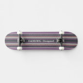 HAMbyWG - Skateboard - Hipster Lila Strick Look (Horizontal)