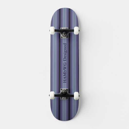 HAMbyWG - Skateboard - Plum & Lila Hues (Vorderseite)