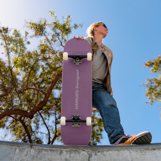 HAMbyWG - Skateboard - Raspberry Gingham (Außenbereich 1)