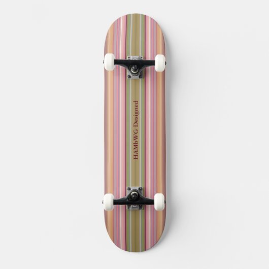 HAMbyWG - Skateboard - Schöne, reiche Farben (Vorderseite)