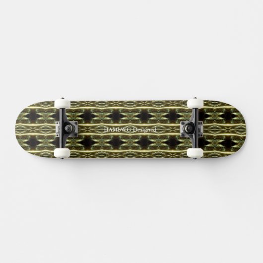 HAMbyWG - Skateboard - Schwarzer Blitz (Horizontal)
