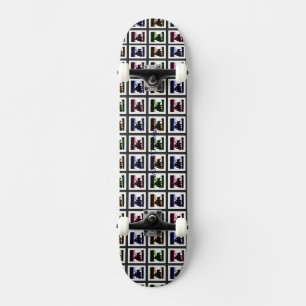 HAMbyWG - Skateboard - Teddy Bear - Negative Image