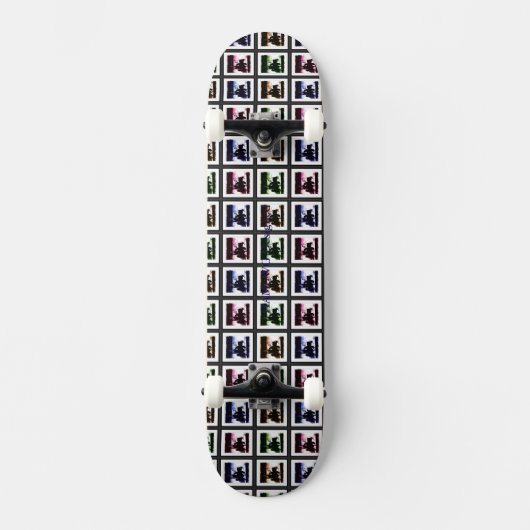 HAMbyWG - Skateboard - Teddy Bear - Negative Image (Vorderseite)