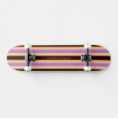 HAMbyWG - Skateboard - Violet Orange Black (Horizontal)