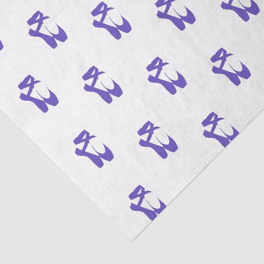 HAMbyWG - Slippers aus Ballerina in Lila Seidenpapier (Ausschnitt)