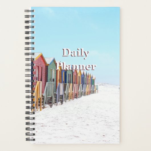 HAMbyWG - Small Daily - Beach Huts Planer (Vorderseite)