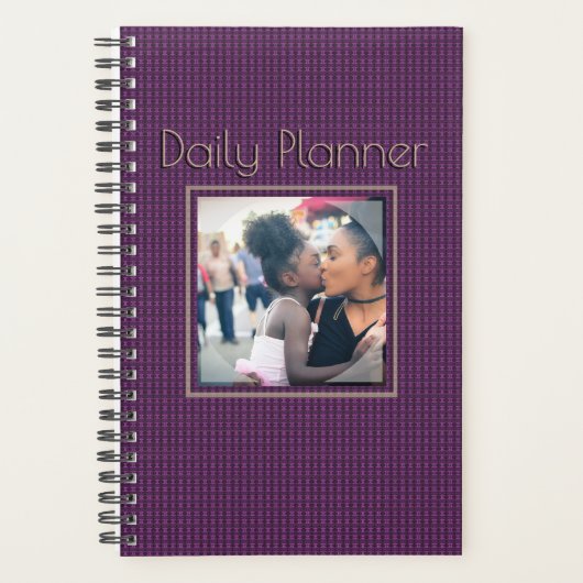HAMbyWG - Small Daily Planner - Aemthyst Pattern Planer (Vorderseite)