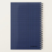 HAMbyWG - Small Daily Planner - Blaues Muster Planer (Rückseite)