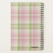 HAMbyWG - Small Daily Planner - Pink/Celery Karier Planer (Rückseite)