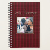 HAMbyWG - Small Daily Planner - Red Pattern Planer (Vorderseite)