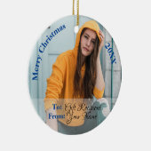 HAMbyWG Square Ornament - Blaue Rose (Rechts)