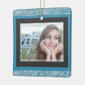 HAMbyWG Square Ornament - Blue Topaz (Links)