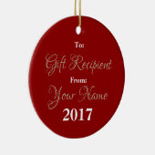 HAMbyWG Square Ornament - Rote Rose (Rechts)