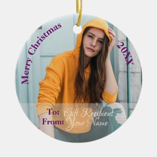 HAMbyWG Square Ornament - Violette Rose (Vorne)