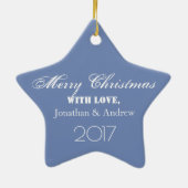 HAMbyWG - Star Shaped Foto Ornament (Hinten)