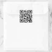 HAMbyWG - Stickers - QR-Code mit den Namen B/W (Tasche)