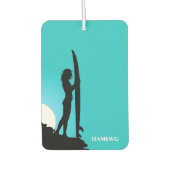 HAMbyWG - Surfer Girl Monogram Autolufterfrischer (Vorderseite)