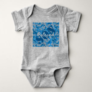 HAMbyWG - T - Shirt - Beloved Son Blue Camouflage