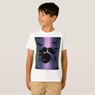 HAMbyWG - T Shirt - Blau - Trommeln