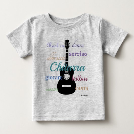 HAMbyWG - T Shirt - Multicolore - Chitarra (Vorderseite)