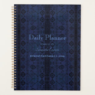 HAMbyWG - Tagesplaner - India Tinte Indigo Blau Planer