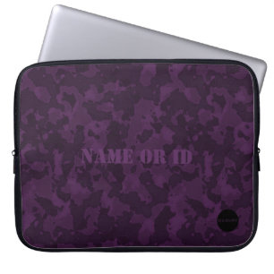 HAMbyWG - Tarnung in Amethyst Purpur Laptopschutzhülle
