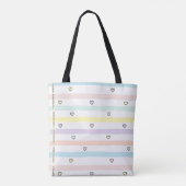 HAMbyWG - Tasche - Tiny Hearts, Pastel Lines! (Rückseite)