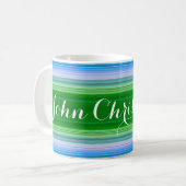 HAMbyWG - Tasse - Blau & Grün (Vorderseite Links)